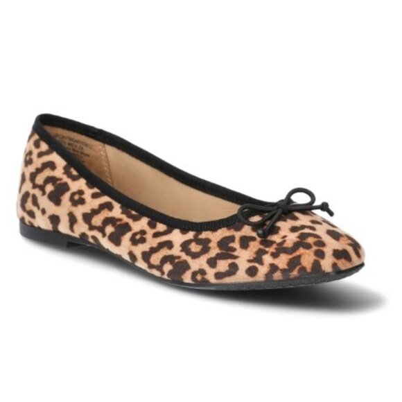 NEW Size 6 Leopard Pattern Ballet Flats-Shoes - Picture 1 of 6